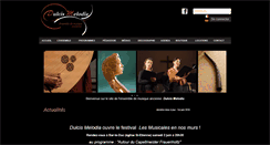 Desktop Screenshot of dulcismelodia.com